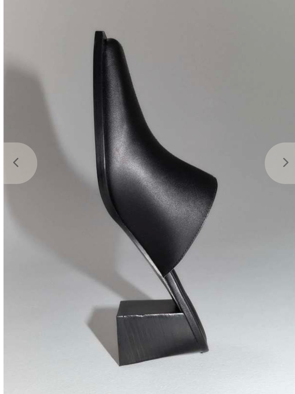St. Agni Black Leather Square-Toe Block Heel Mules - Picture 7 of 7